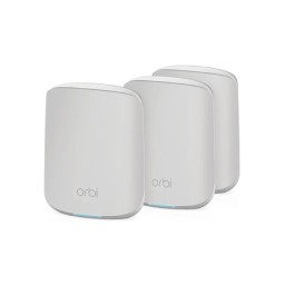 NETGEAR ORBI RBK353 AX1800 DUAL-BAND MESH WIFI 6 SYSTEM (2 X ORBI SATLLITE RBS350 + ORBI ROUTER RBR350)